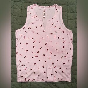 Skims Soft Lounge Split Neck Tank